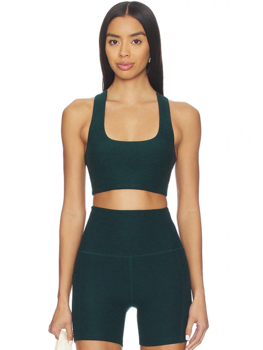Beyond Yoga Spacedye Simplicity 2.0 Sports Bra in Dark Spruce - NEW W/ TAGS